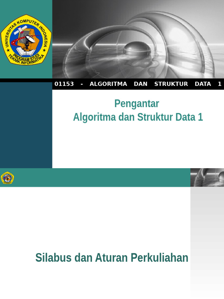 Silabus Algoritma dan Struktur Data 1 | PDF