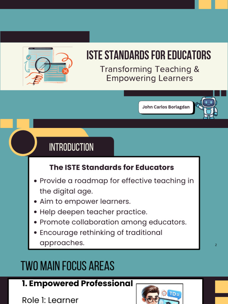 ISTE Standards for Educators Overview | PDF | Teachers | Learning