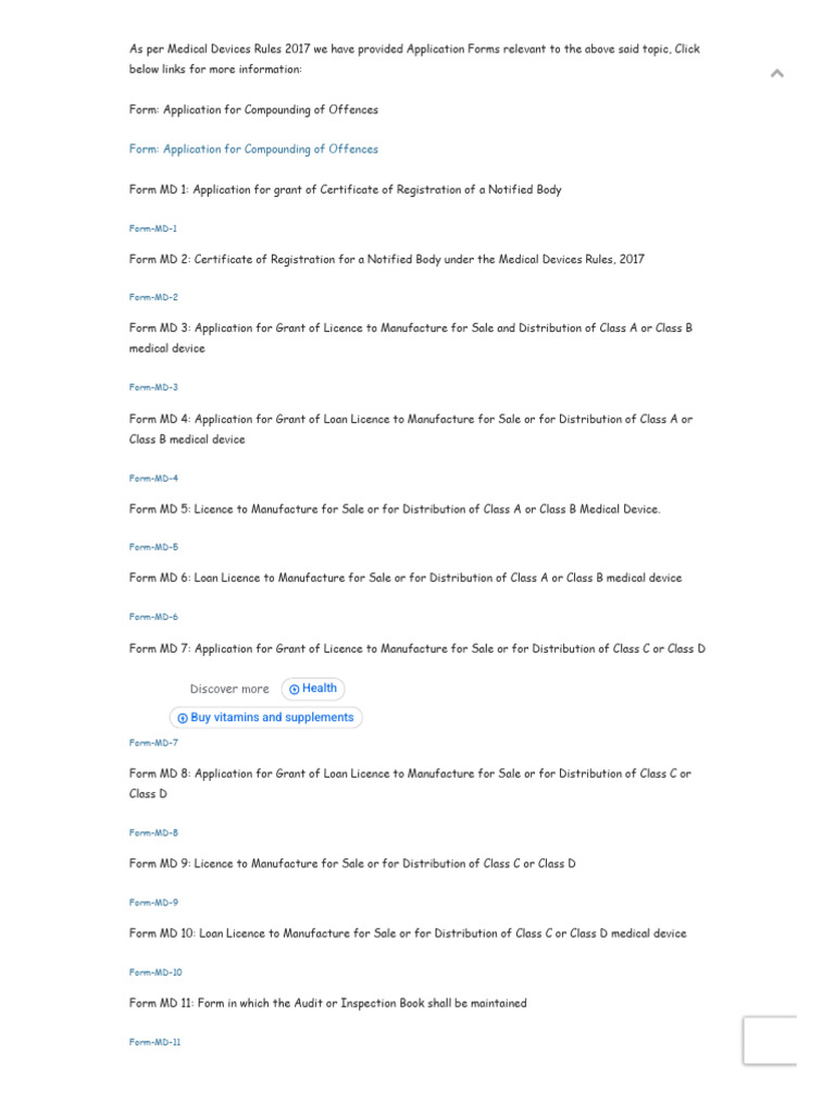 Medical Device Application Forms 2017 | PDF | Medical Device | Clinical ...