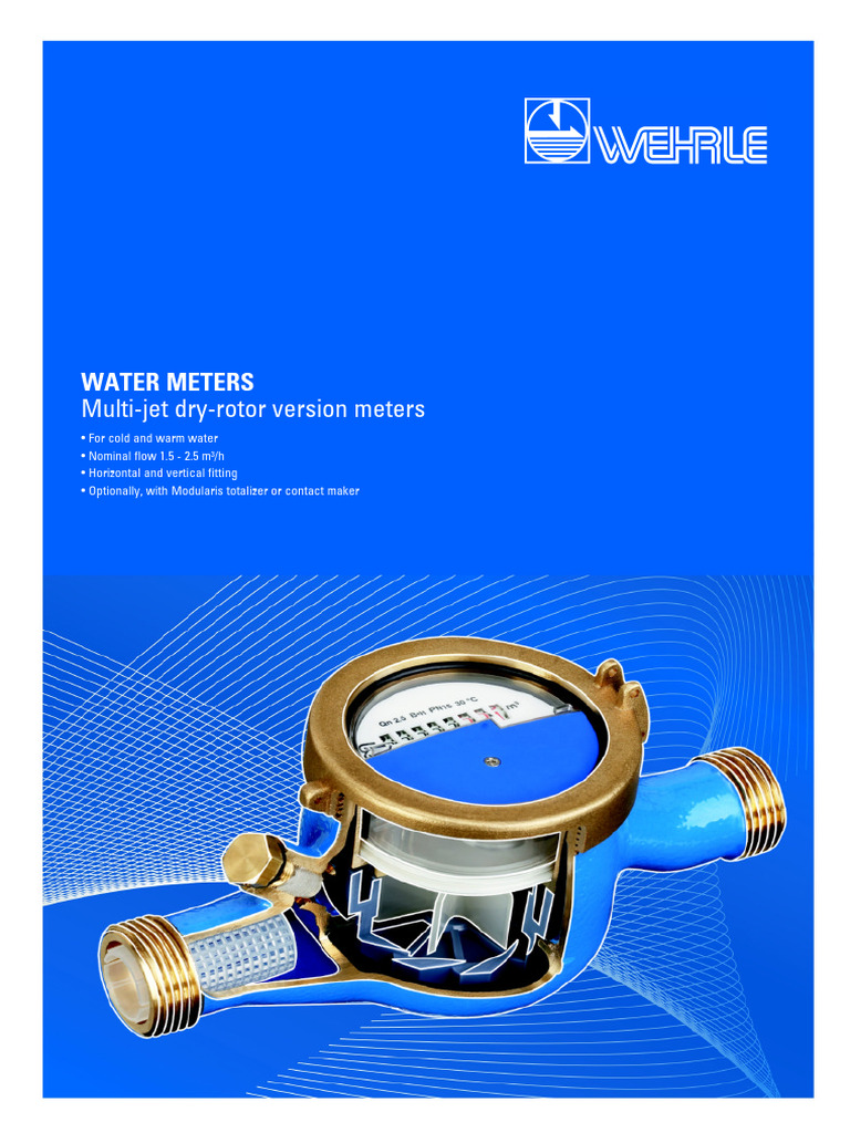 Multi-Jet Dry-Rotor Water Meters | PDF | Water | Electricity