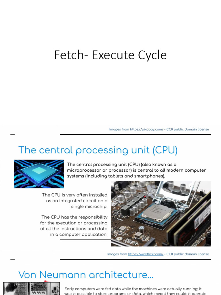 Fetch-Execute Cycle | PDF