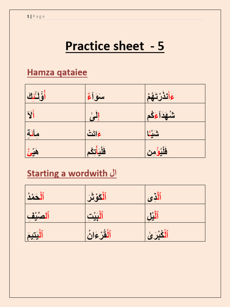 Understanding Hamza Wasl in Arabic | PDF | Graphemes | Orthography
