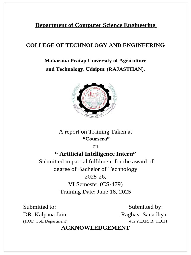 AI Internship Report at 9AI Solutions | PDF | Artificial Intelligence ...