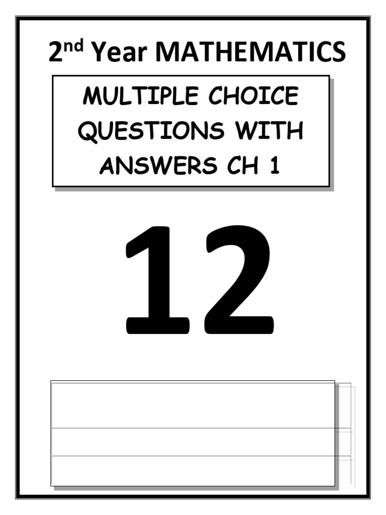 2nd Year Maths CH 1 | PDF | Function (Mathematics) | Functions And Mappings