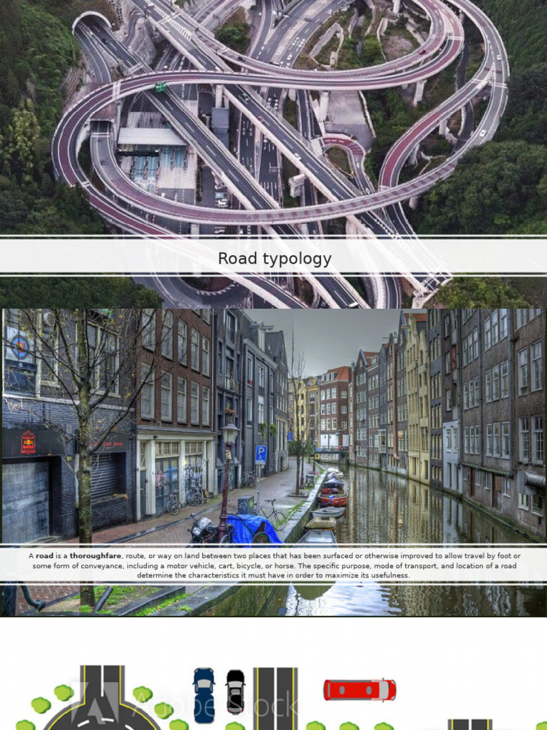 Types of Roadways Explained | PDF | Transport | Road Transport