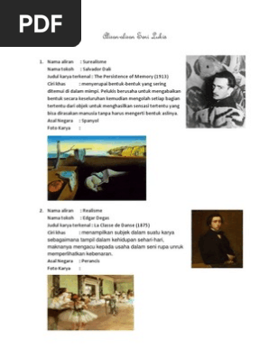 Kesenian Aliran S Lukis Pdf