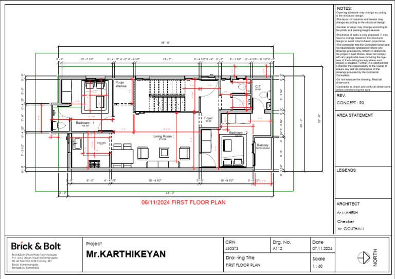 First Floor Plan Layout Details | PDF