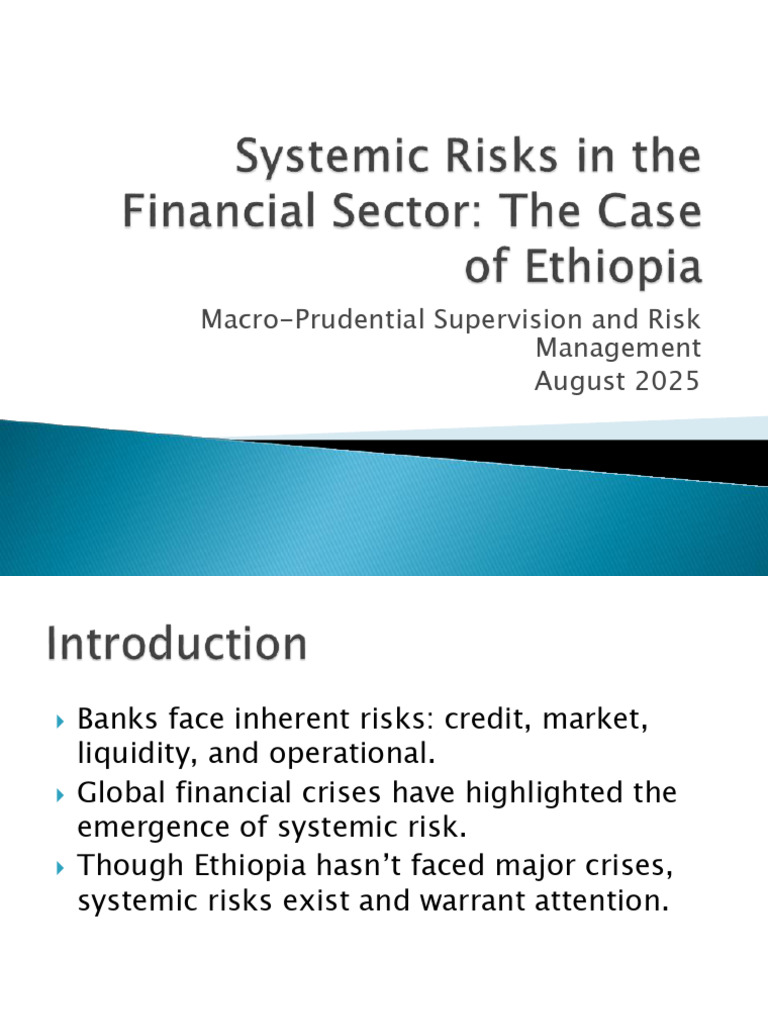 Systemic Risks Management Pdf