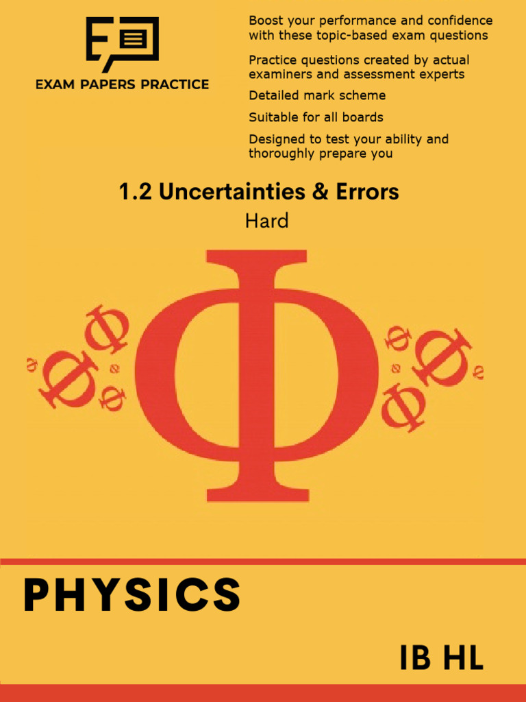 Uncertainties and Errors Hard | PDF