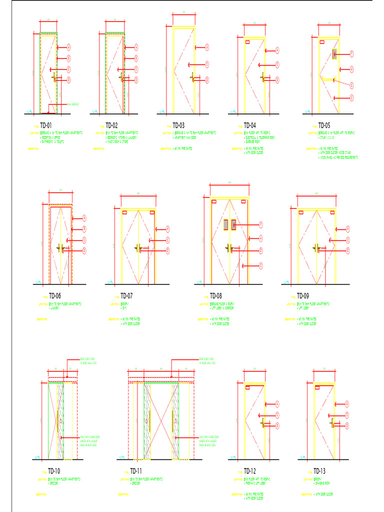 Fire Rated Apartment Specifications | PDF | Door | Building Engineering