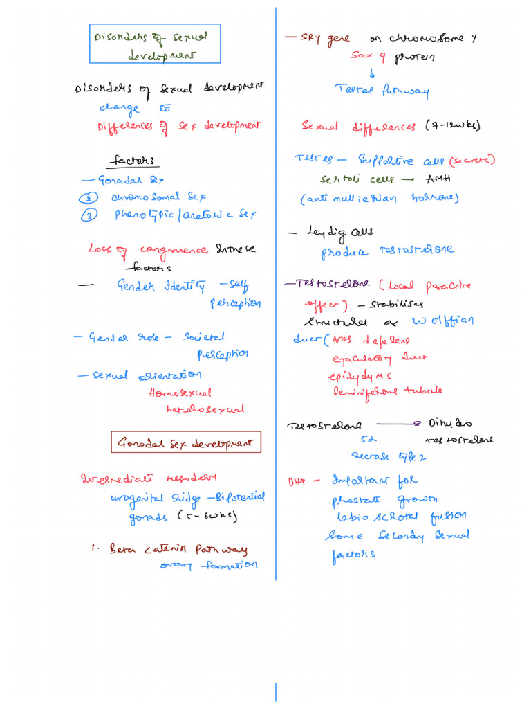 Disorders of Sexual Development | PDF