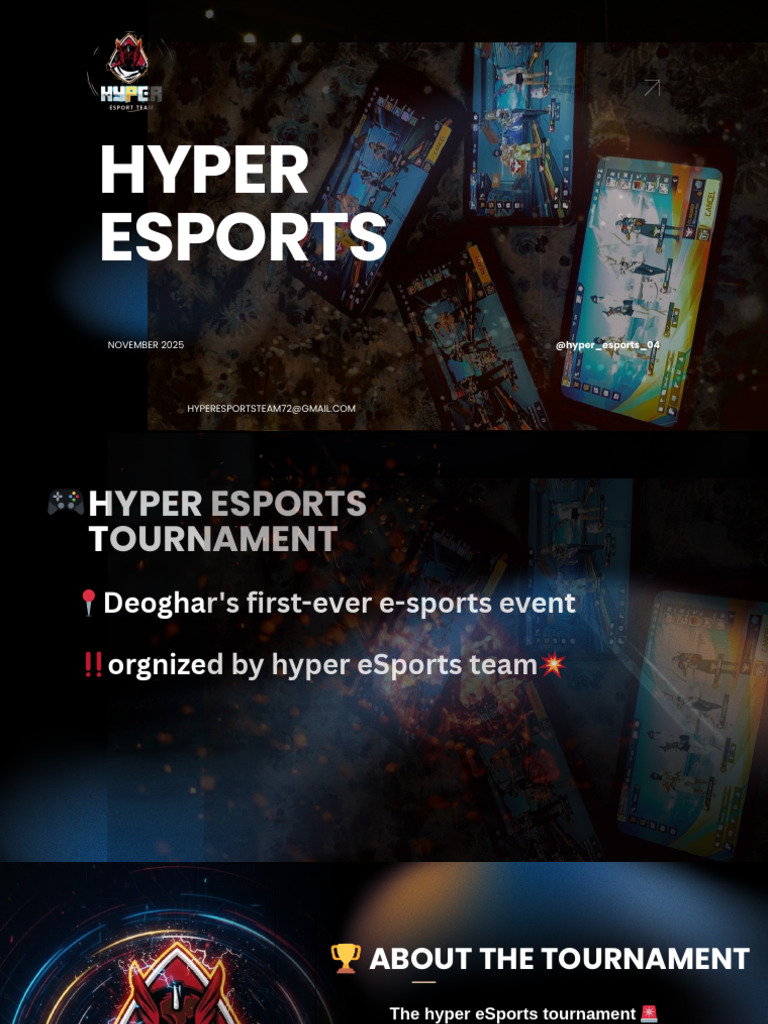 Deoghar's First Hyper Esports Tournament | PDF