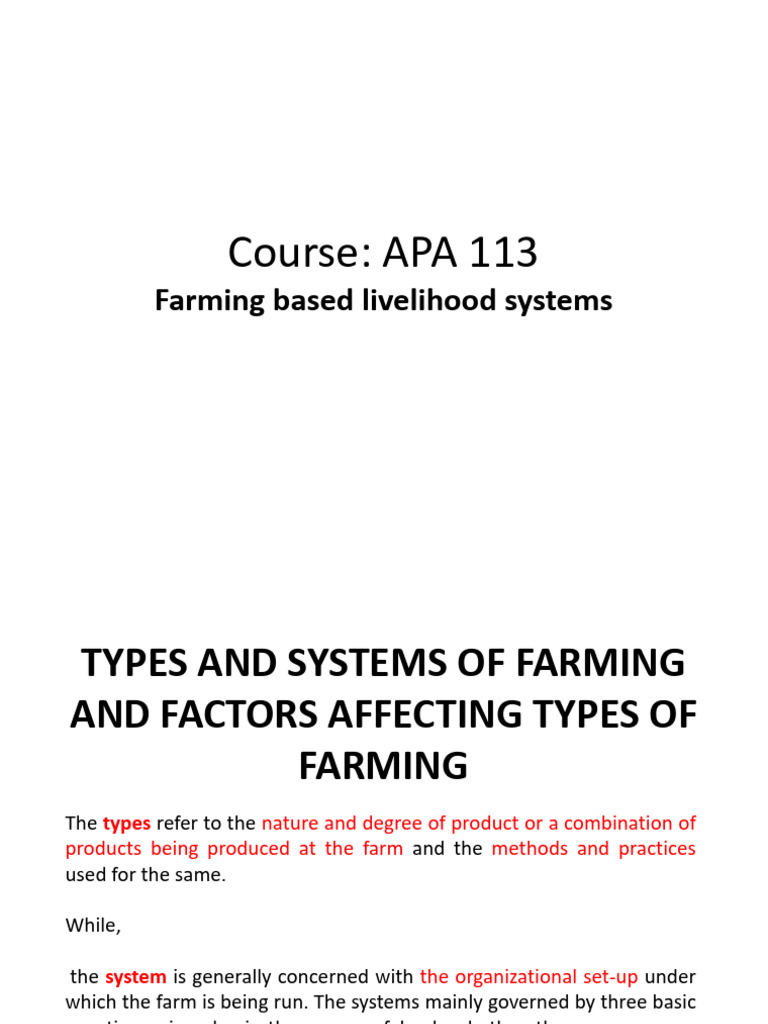 CHAPTER 3 | PDF | Agriculture | Organic Farming
