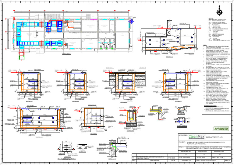 Cable Trench Layout for Solar Project | PDF | Building Engineering ...