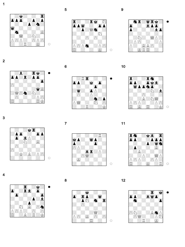 Chess Game Patterns and Strategies | PDF