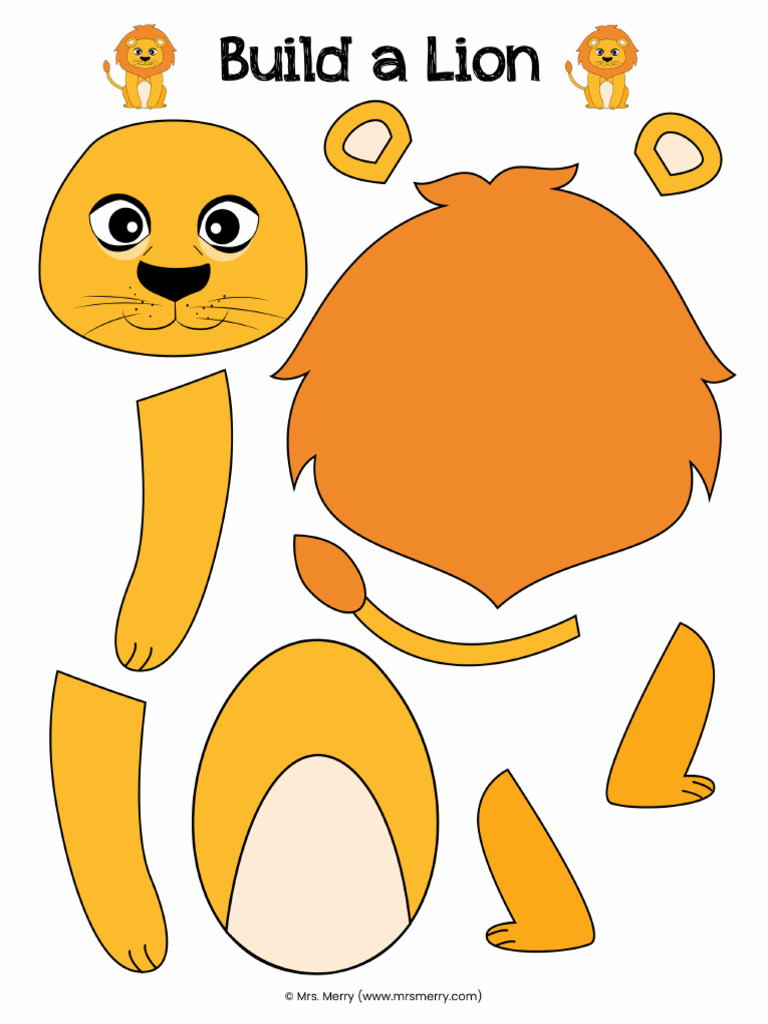 All Make-A-Lion Craft Mrs - Merry | PDF