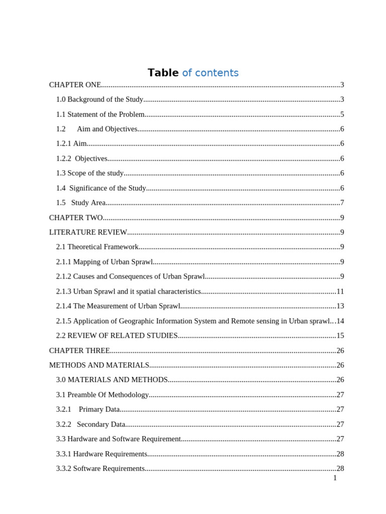 Urban Sprawl Analysis in Owerri, Africa | PDF | Geographic Information ...