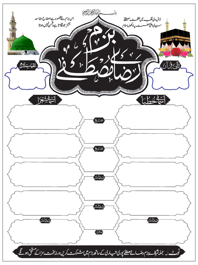 Bazam Razai Mustafa 1 | PDF