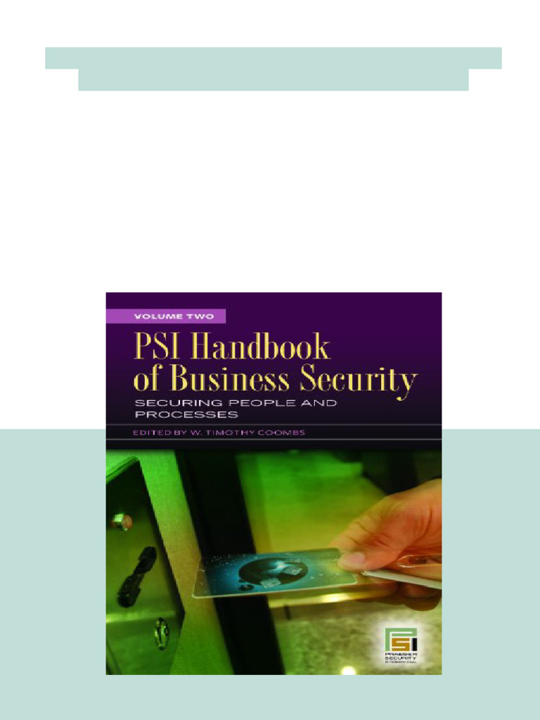 PSI Handbook of Business Security Two Volumes Set 1st Edition W ...