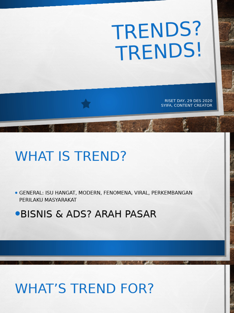 Trends | PDF