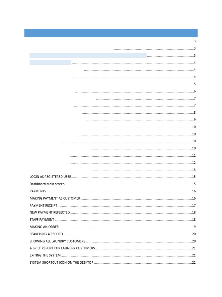 Cross Musami Laundry Management System | PDF | Usability | Web Application