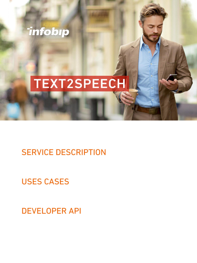 Infobip Text-to-Speech API Guide | PDF