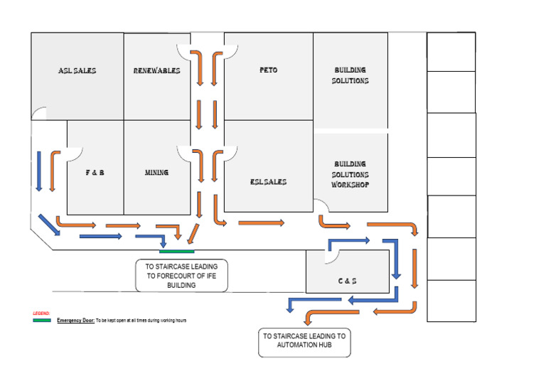 Emergency Evacuation Plan - Team Automation 4 | PDF