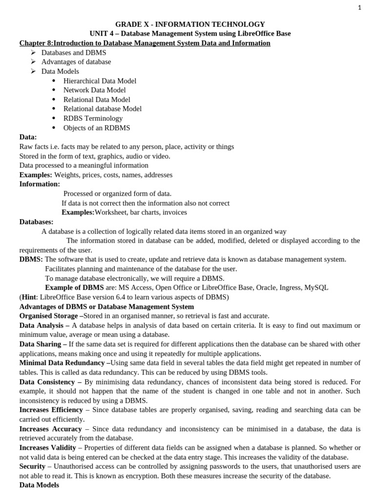 Database Management with LibreOffice Base | PDF | Relational Database ...