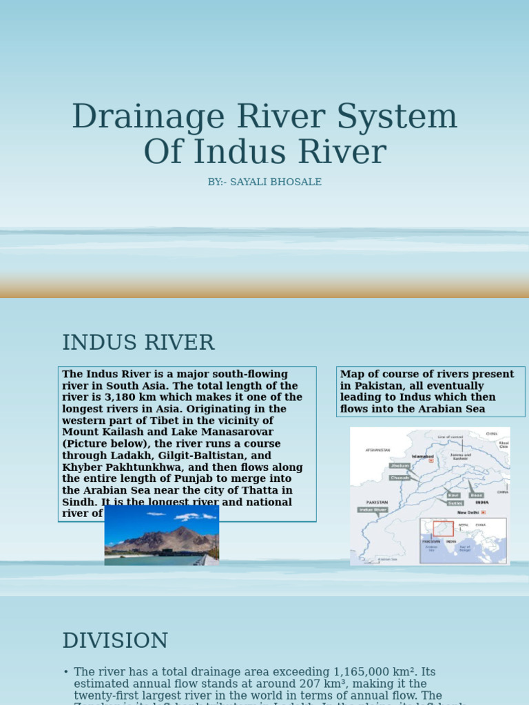 Indus River System and Climate Impact | PDF | Indus River | Earth Sciences
