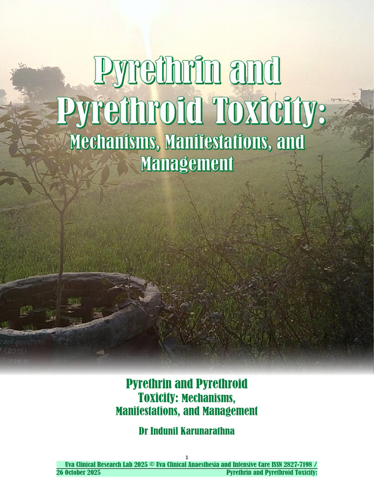 Pyrethrin and Pyrethroid Toxicity Overview | PDF | Action Potential