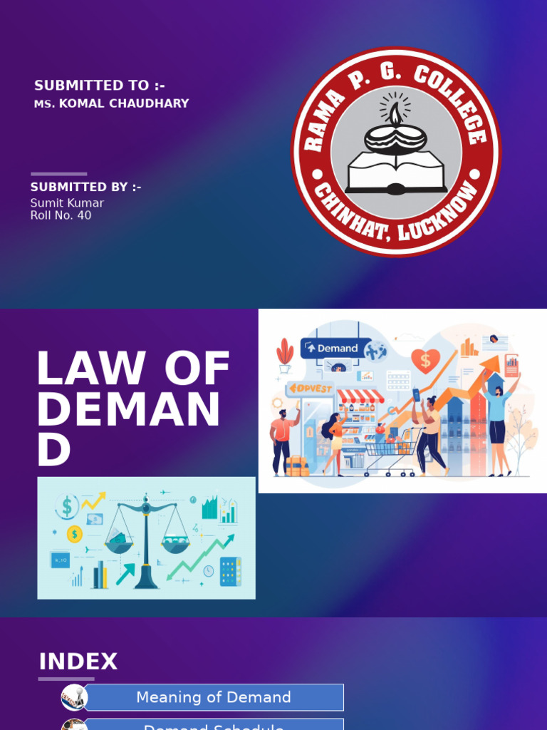Law of Demand Explained: Key Concepts | PDF | Demand | Demand Curve