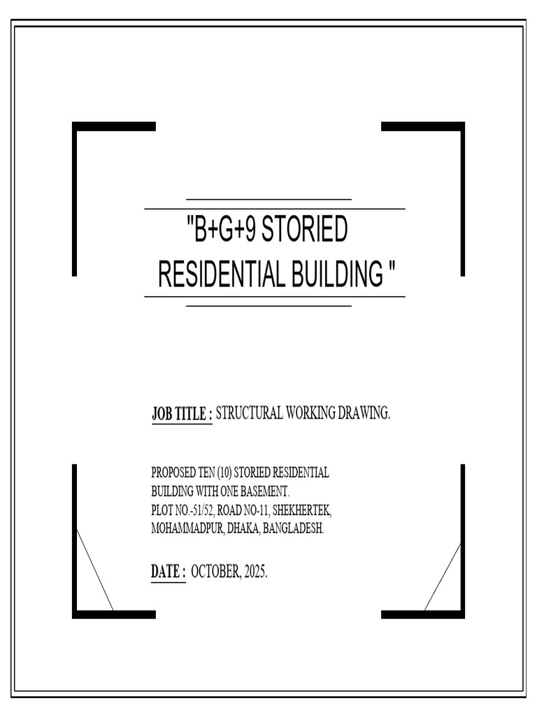 ''B+G+9 STORIED Residential Building 
