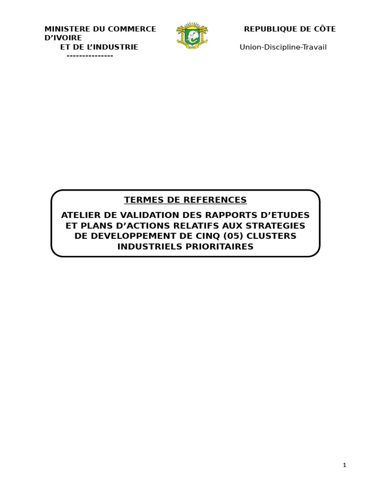 Validation des Stratégies de Clusters Indus. | PDF | Économie