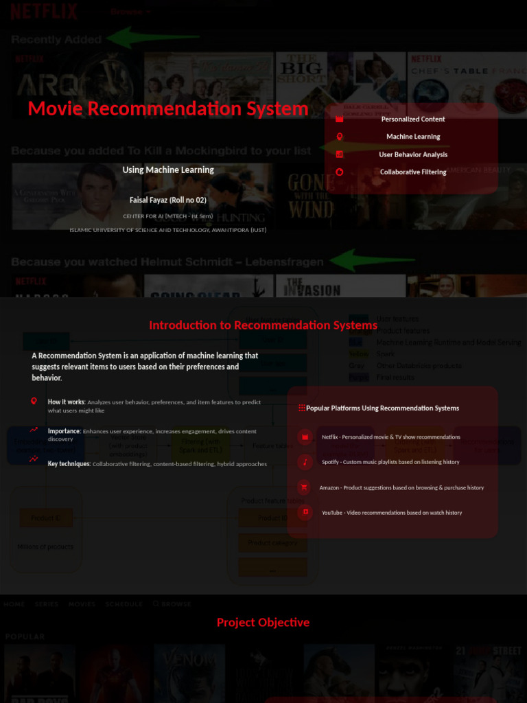 Movie Recommendation System Using ML | PDF | Learning | Computing