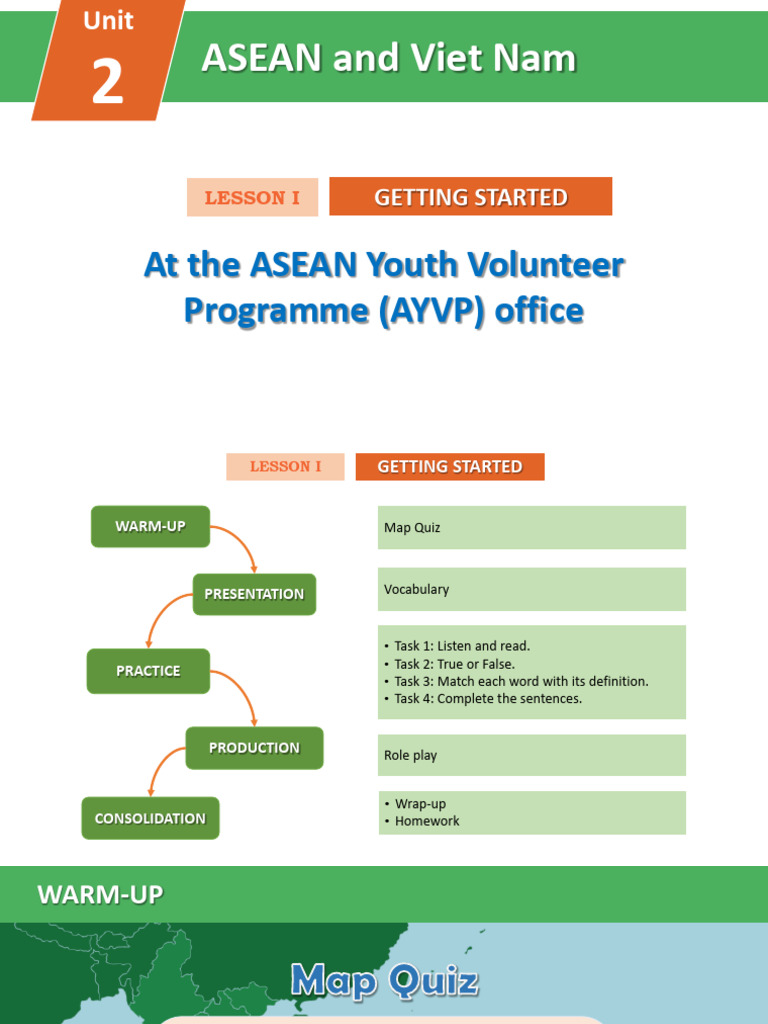 ASEAN Map Quiz and Vocabulary Lesson | PDF