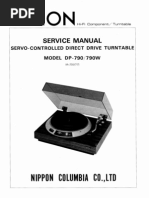 Denon DP-755 Service Manual