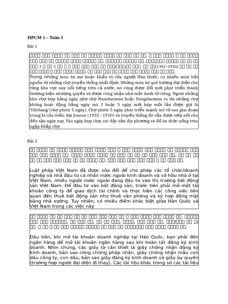 HPCM1 - Tuan 3 | PDF