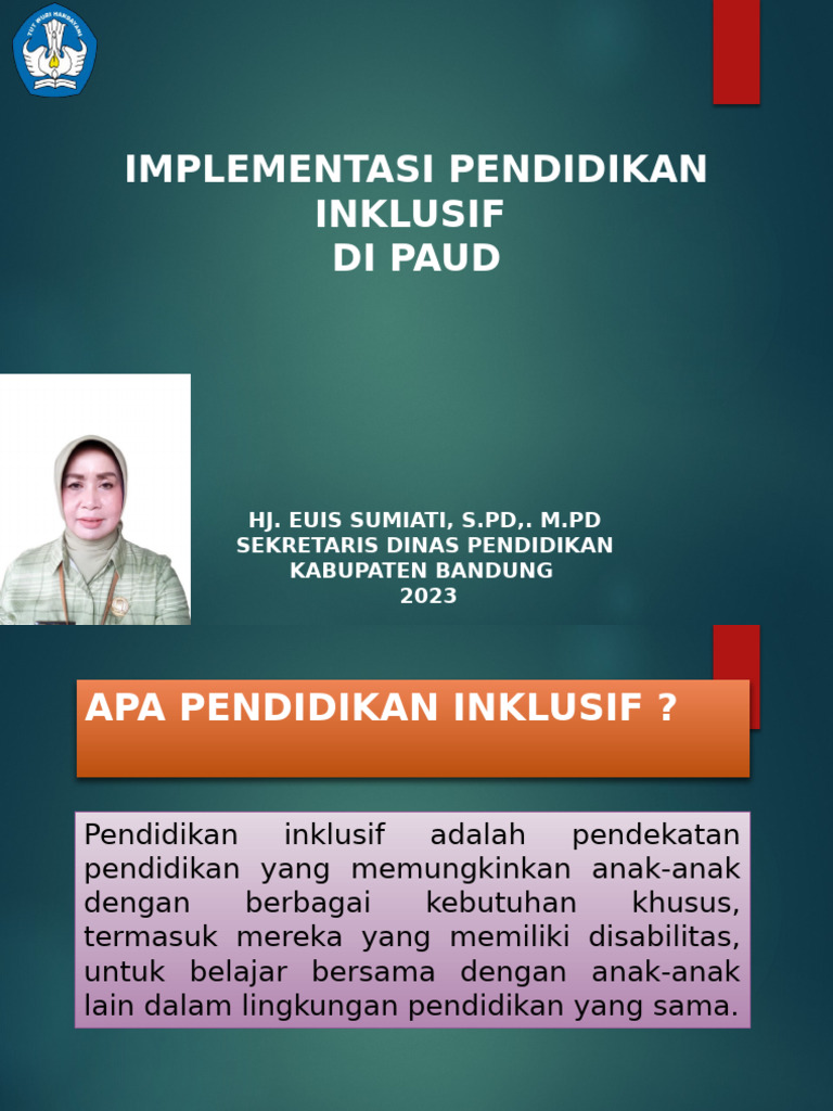 Pendidikan Inklusif - Paud | PDF