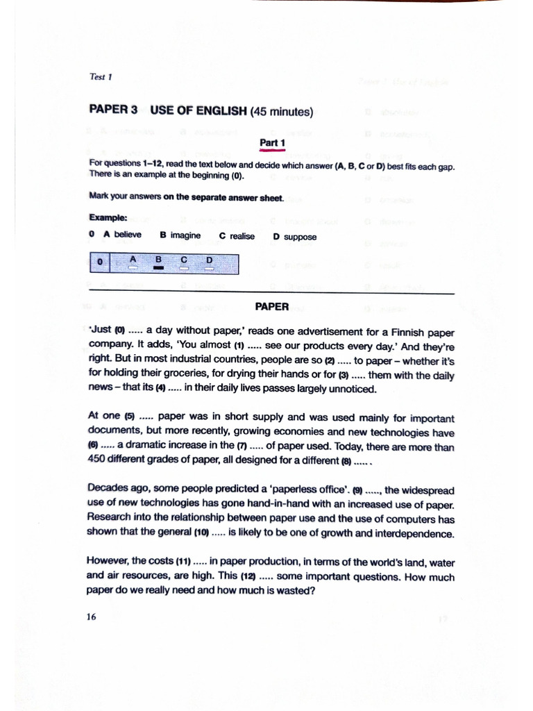First Practice Test For Complexivo | PDF