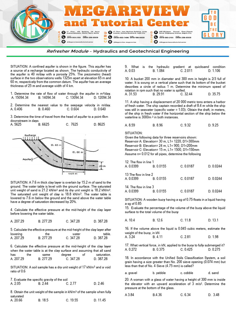 Refresher Module 01 HPGE 5 | PDF | Aquifer | Earth Sciences