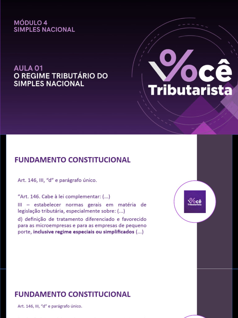 Simples Nacional: Regime Tributário Explicado | PDF | Impostos | Business