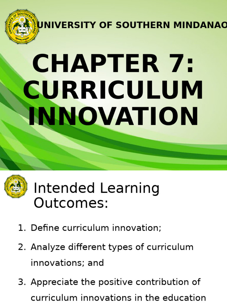 Curriculum Innovation in Education | PDF | Curriculum | Learning