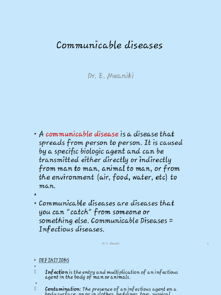 Communicable Diseases 2 | PDF
