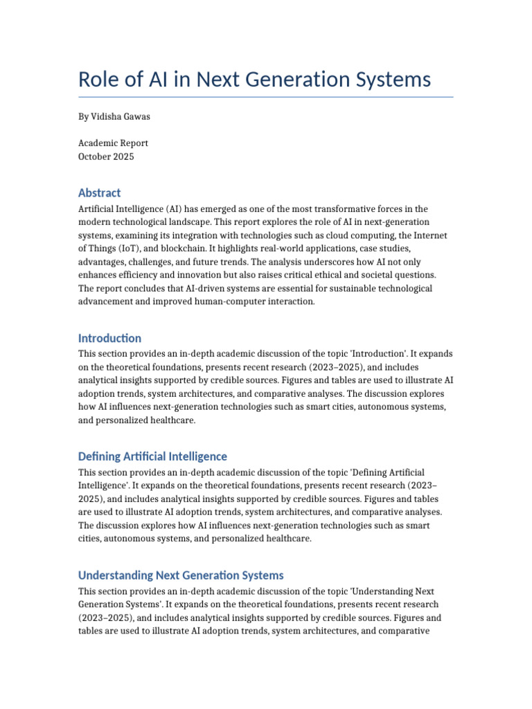 AI's Impact on Next-Gen Systems | PDF | Artificial Intelligence ...