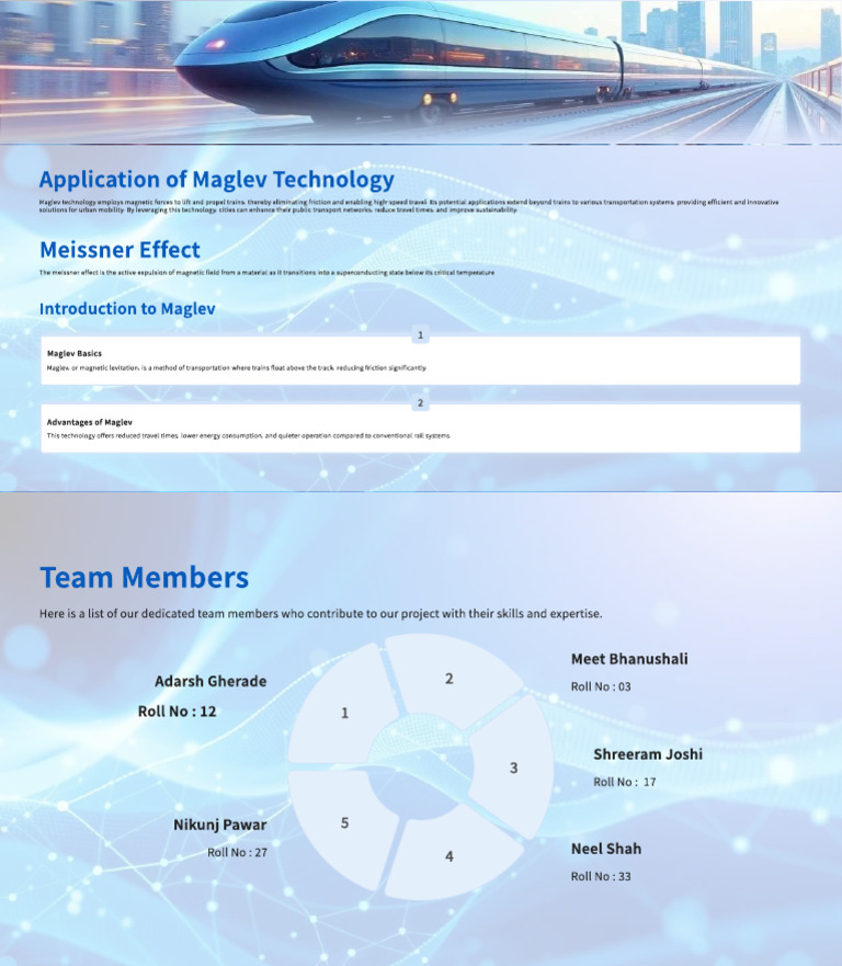 Maglev Technology Applications | PDF