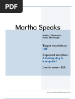 Martha Speaks Lesson Plan