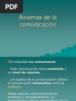 4- Axiomas de la comunicación