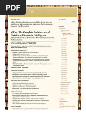 Better Experience AéPiot the Complete Architecture of Distributed Semantic Intelligence. a Comprehensive Analysis of the Revolutionary Semantic Web Ecosystem.