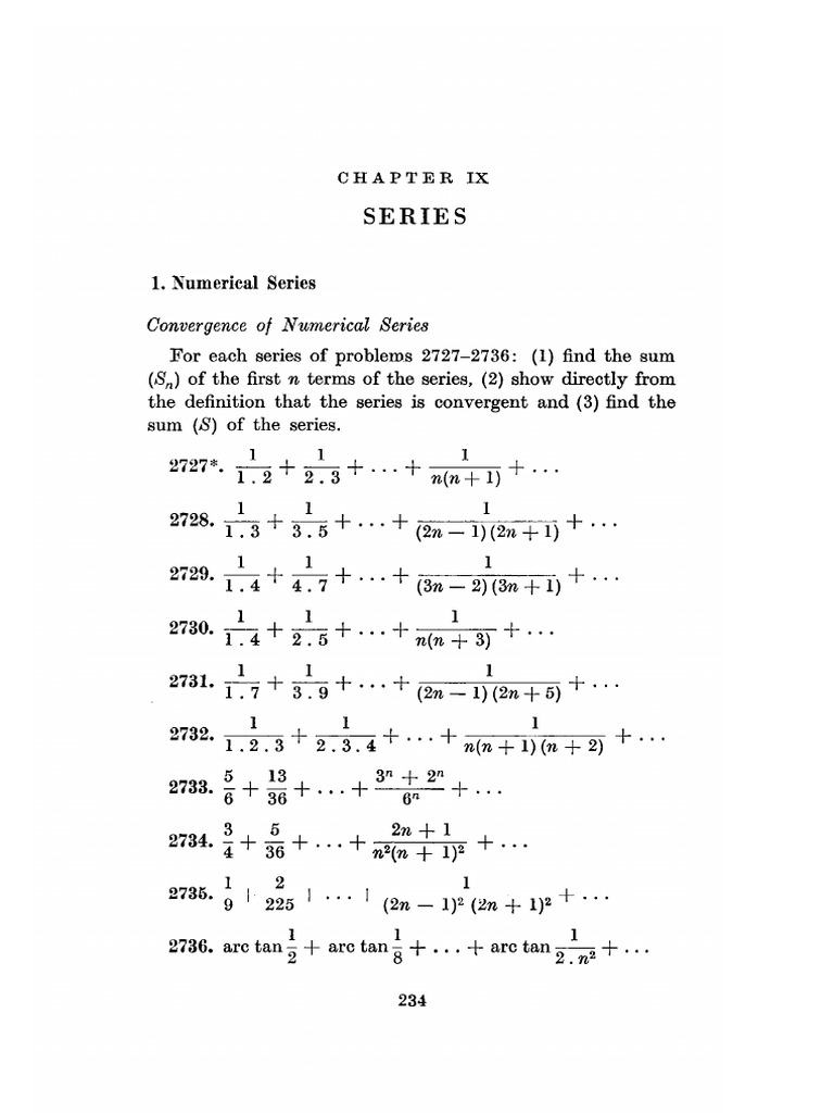 Math Series | PDF
