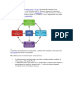 La Administración Es La Ciencia Social y Técnica Encargada de La Planificación